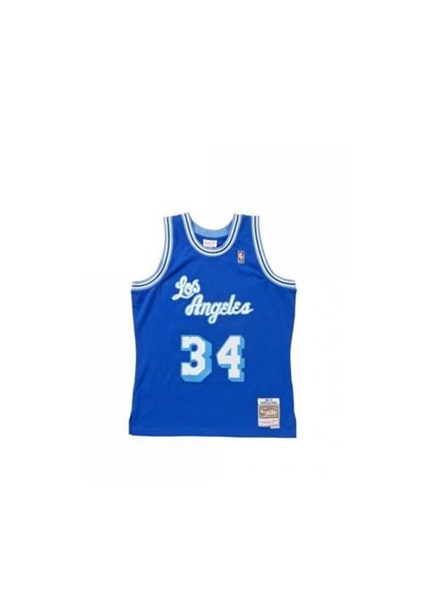 Koszulka tank Mitchell & Ness Nba Swingman Los Angeles Lakers Shaquille O'neal. Kolor: biały, wielokolorowy. Długość rękawa: bez rękawów