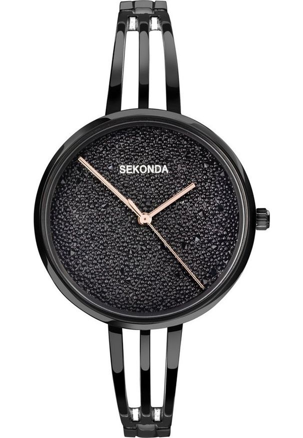Zegarek Sekonda Zegarek damski Sekonda 40593 czarny. Kolor: czarny