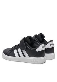 Adidas - adidas Sneakersy Grand Court 2.0 IE5995 Czarny. Kolor: czarny. Materiał: skóra