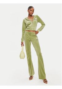 Juicy Couture Spodnie dresowe Lisa JCWBJ23330 Zielony Regular Fit. Kolor: zielony. Materiał: syntetyk #5