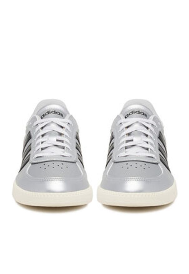 Adidas - adidas Sneakersy BREAKNET SLEEK JQ8263 Srebrny. Kolor: srebrny. Materiał: materiał, syntetyk