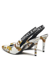 Versace Jeans Couture Sandały 78VA3S52 Biały. Kolor: biały. Materiał: skóra