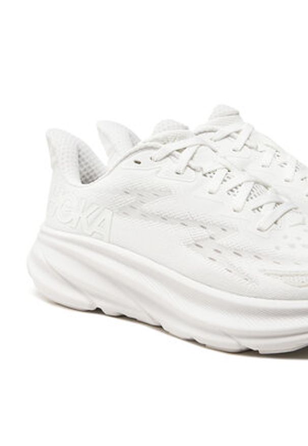 HOKA - Hoka Sneakersy Clifton 9 1127896 Biały. Kolor: biały. Materiał: materiał