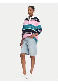 Tommy Jeans Bermudy DW0DW23123 Niebieski jasny Regular Fit. Kolor: niebieski. Materiał: bawełna #5