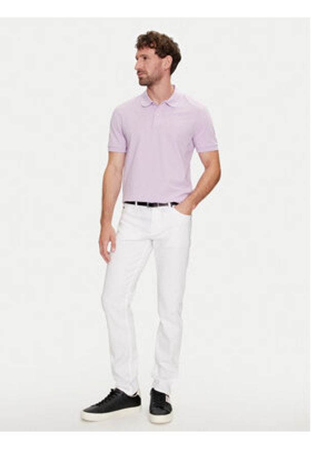 BOSS - Boss Jeansy Delaware3-1 50514321 Biały Slim Fit. Kolor: biały