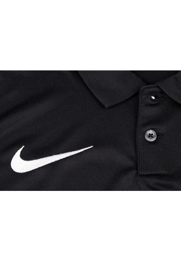 Koszulka sportowa dla dzieci Nike Dry Park 20 Polo. Typ kołnierza: polo. Kolor: czarny. Sport: piłka nożna