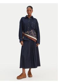 Weekend Max Mara Spódnica jeansowa Ovale 2615101071 Granatowy Regular Fit. Kolor: niebieski. Materiał: bawełna #2