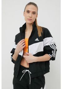 adidas Performance dres HD9029 damski kolor czarny. Kolor: czarny. Materiał: dresówka #5