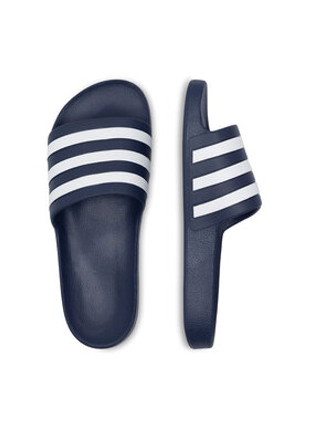 Adidas - adidas Klapki ADILETTE AQUA F35542_ Granatowy. Kolor: niebieski