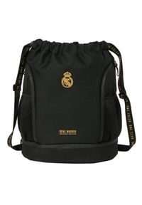 Plecak Worek Dziecięcy Real Madrid C.F.. Kolor: czarny. Styl: sportowy