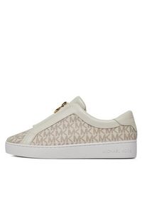MICHAEL Michael Kors Sneakersy Keaton Zip Slip On 43R4KTFP2B Écru. Zapięcie: bez zapięcia. Materiał: materiał #2