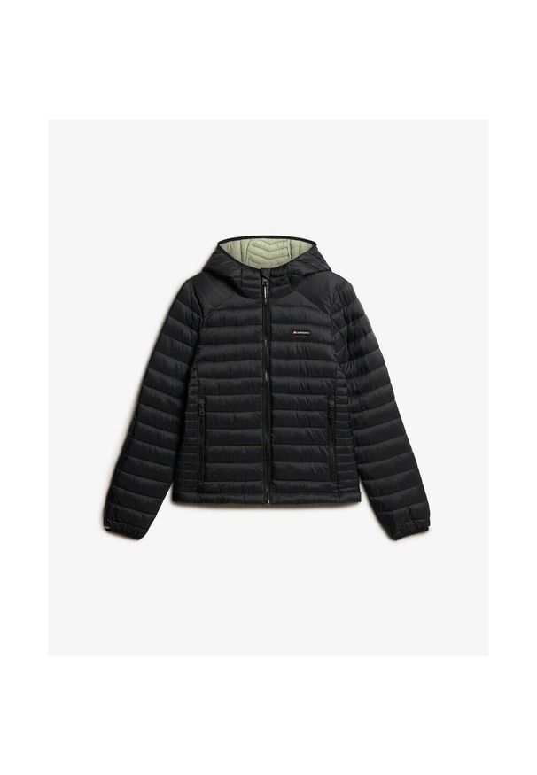 Damska kurtka puchowa Superdry Fuji Lite. Kolor: czarny. Materiał: puch