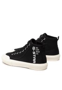 G-Star RAW - G-Star Raw Trampki Noril Mid Cvs Lgo W 2211 029705 Czarny. Kolor: czarny. Materiał: materiał