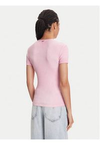 Miss Sixty T-Shirt 6S2SJ44500 Różowy Slim Fit. Kolor: różowy. Materiał: syntetyk #3