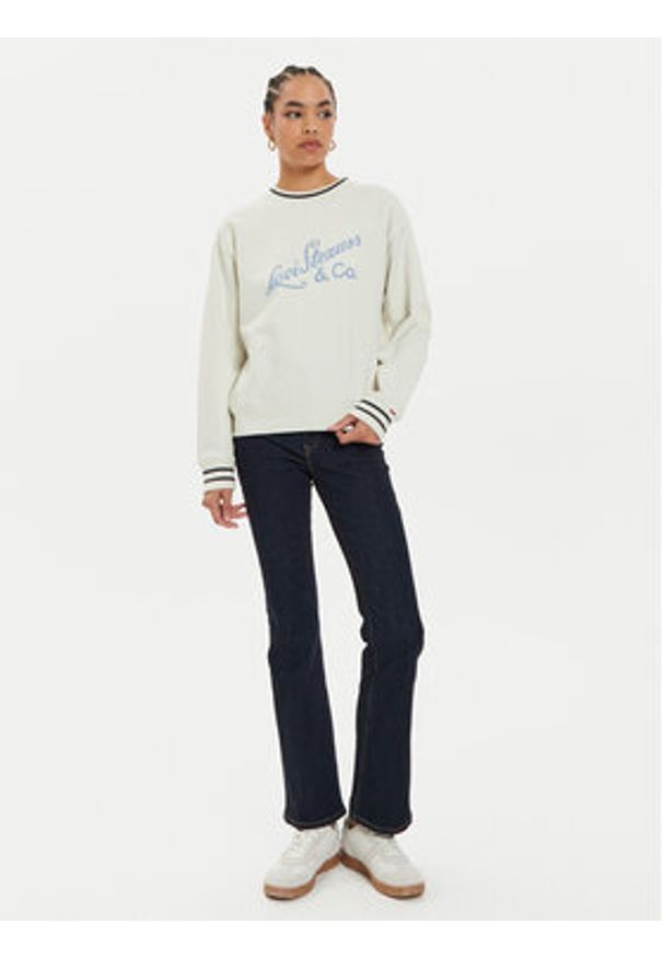 Levi's® Bluza Heritage 0002L-0001 Écru Regular Fit. Materiał: bawełna