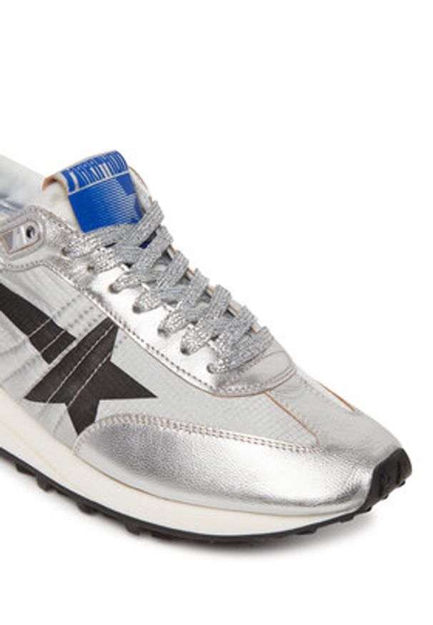 GOLDEN GOOSE - Golden Goose Sneakersy Running Marathon M2000 GWF00684.F005667.60246 Srebrny. Kolor: srebrny. Materiał: materiał, nylon. Sport: bieganie