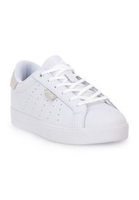 Buty Fila Lusso W FFW0285.10004 białe. Kolor: biały. Materiał: skóra, materiał. Szerokość cholewki: normalna