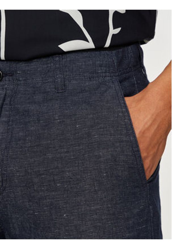 Selected Homme Szorty materiałowe Owen 16092730 Niebieski Regular Fit. Kolor: niebieski. Materiał: bawełna, len