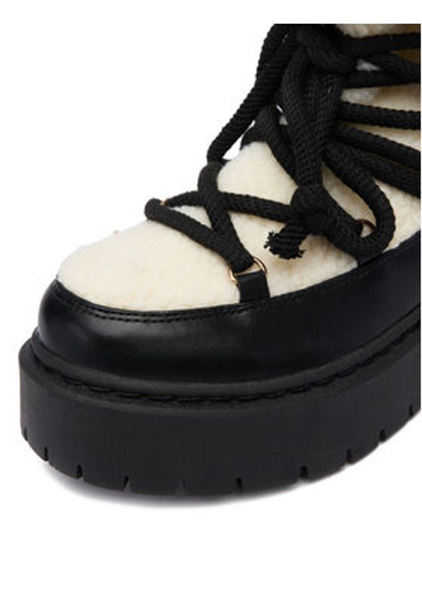 DeeZee Śniegowce 13123Y-3 Écru. Materiał: materiał