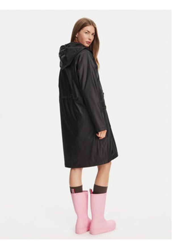 Hunter Parka Janna HARW0021242 Czarny Regular Fit. Kolor: czarny. Materiał: syntetyk