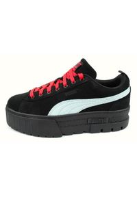 Buty do chodzenia damskie Puma Mayze Dua Lipa. Zapięcie: sznurówki. Kolor: czarny. Materiał: materiał. Szerokość cholewki: normalna. Sport: turystyka piesza