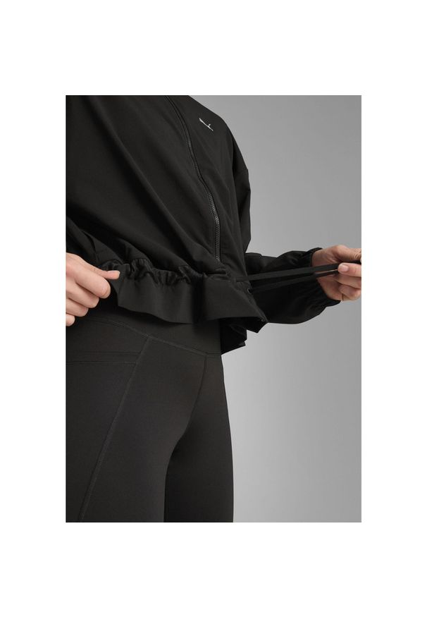 Puma - Damska kurtka LACE PUMA Black. Typ kołnierza: kaptur. Kolor: czarny