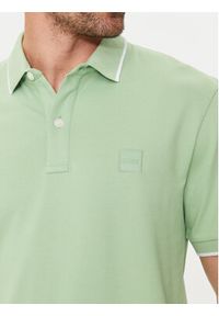 BOSS - Boss Polo Passertip 50507699 Zielony Slim Fit. Typ kołnierza: polo. Kolor: zielony. Materiał: bawełna #3