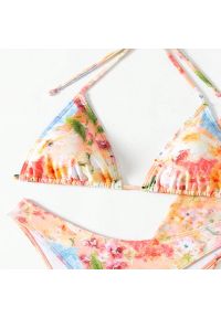 Intica - Zestaw plażowy damski z falbanami idealny na lato Belva. Kolor: wielokolorowy. Materiał: materiał #2