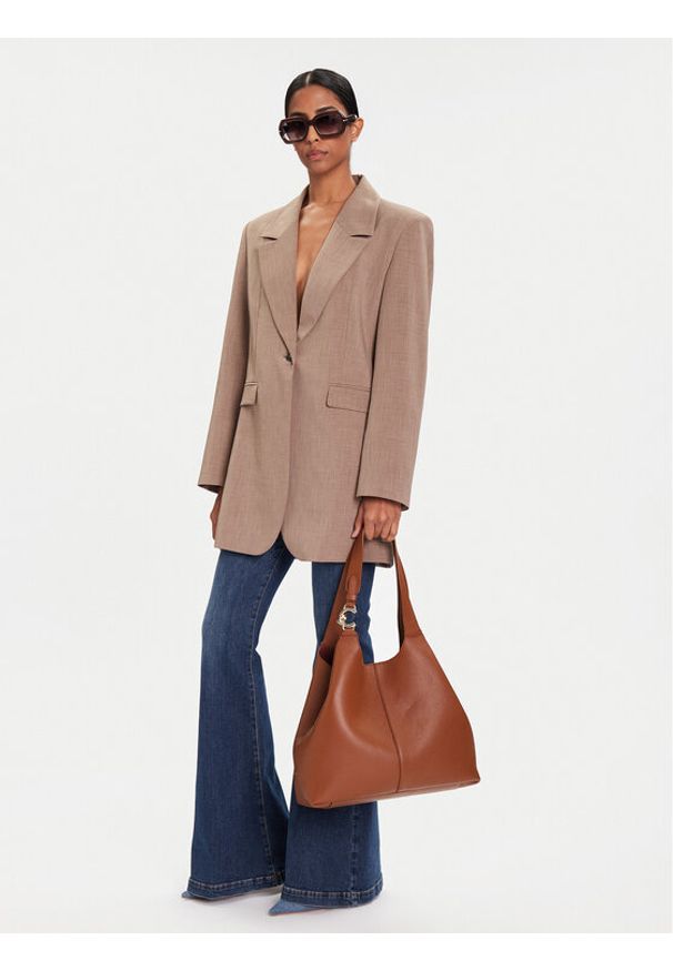 Coccinelle Torebka SHA Coccinelle C-Easy E1 SHA 11 01 01 Brązowy. Kolor: brązowy. Materiał: skórzane