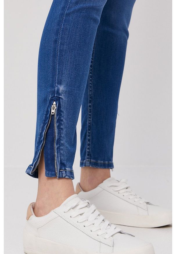 Pepe Jeans - Jeansy Lola. Kolor: niebieski