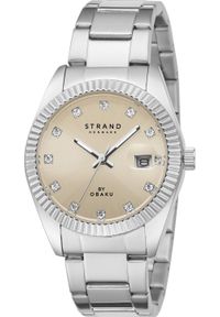 Zegarek Strand Zegarek damski Strand S721LDCVSC CYRKONIE srebrny. Kolor: srebrny #1