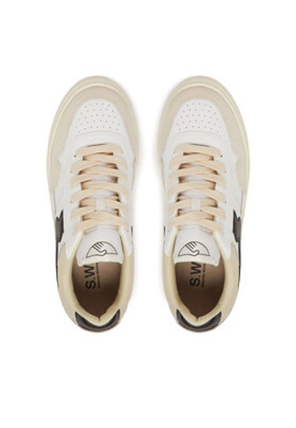 S.W.C Stepney Workers Club Sneakersy Pearl YA23010 Biały. Kolor: biały. Materiał: skóra