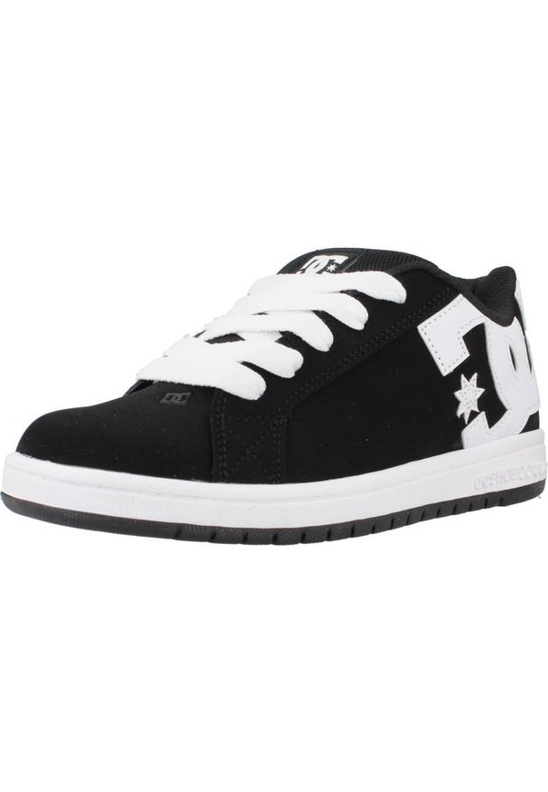 DC Shoes - Tenisówki Dc Model Court Graffik Kolor Czarny. Kolor: czarny. Materiał: syntetyk, tkanina, skóra. Sport: turystyka piesza