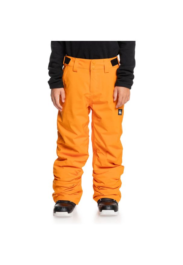 Quiksilver - Schneehose ESTATE Orange Boys 8 - 16. Kolor: żółty, pomarańczowy, wielokolorowy. Materiał: materiał, poliester