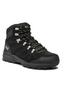 Jack Wolfskin Trekkingi Refugio Texapore Mid M 4049841 Czarny. Kolor: czarny. Materiał: zamsz, skóra. Sport: turystyka piesza #7