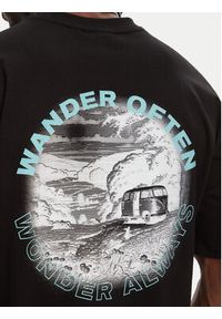 Hunter T-Shirt Rasputin HARM0057251 Czarny Relaxed Fit. Kolor: czarny. Materiał: bawełna #4