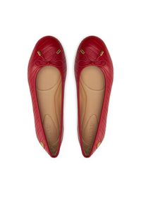 Lauren Ralph Lauren - LAUREN RALPH LAUREN Baleriny Jayna 802951489005 Czerwony. Kolor: czerwony. Materiał: skóra #6