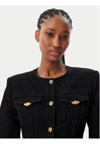 Versace Jeans Couture Kurtka jeansowa 78HAS457 Czarny Slim Fit. Kolor: czarny. Materiał: bawełna #4