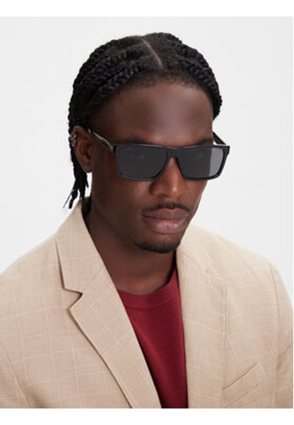 BOSS Okulary przeciwsłoneczne 1760/G/S 207996 Czarny. Kolor: czarny