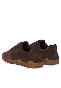 Clarks Sneakersy Sharpham Lace 26327296 Brązowy. Kolor: brązowy. Materiał: skóra, zamsz #4
