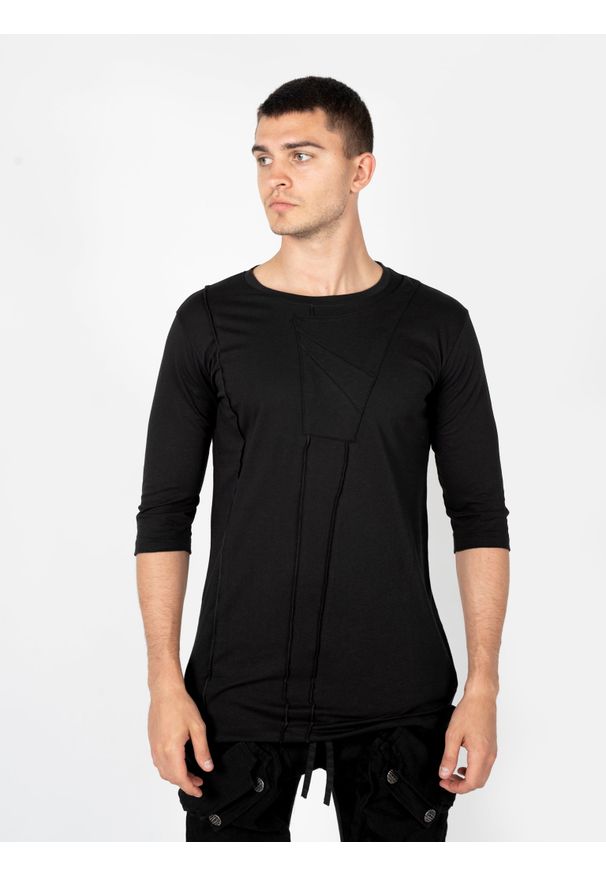 La Haine Inside Us T-shirt | P24083MLM132 | Mężczyzna | Czarny. Okazja: na co dzień. Kolor: czarny. Materiał: bawełna. Styl: elegancki, casual