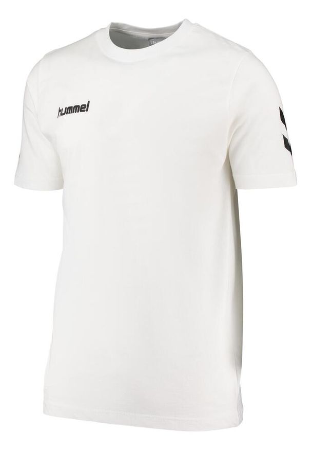 Koszulka sportowa dziecięca bawełniana T-shirt Hummel Core Tee. Kolor: biały. Materiał: bawełna. Sport: piłka nożna