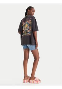 Billabong T-Shirt Floral Rocker EBJZT00590 Czarny Loose Fit. Kolor: czarny. Materiał: bawełna #5