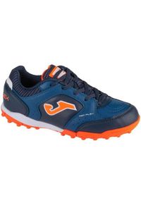 Joma - Buty Piłkarskie Ze Sztuczną Nawierzchnią Top Flex 2433 Dla Dzieci I Niemowląt. Kolor: pomarańczowy, niebieski, wielokolorowy. Sport: piłka nożna