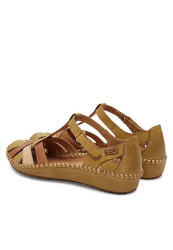Pikolinos Sandały 655-0732C5 Zielony. Kolor: zielony. Materiał: skóra