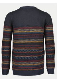 Lindbergh Sweter 30-80042 Granatowy Slim Fit. Kolor: niebieski. Materiał: syntetyk #7