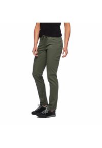 Spodnie wspinaczkowe damskie Black Diamond Credo Pants. Kolor: zielony