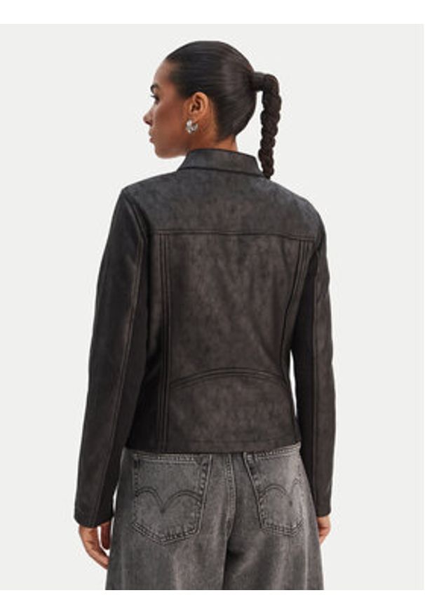 Desigual Kurtka przejściowa 26SWEW10 Czarny Regular Fit. Kolor: czarny. Materiał: syntetyk