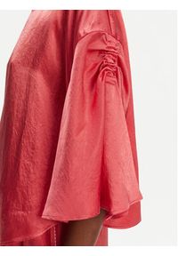 Pinko - PINKO Bluzka 104671 A2BU N55 Koralowy Relaxed Fit. Kolor: pomarańczowy. Materiał: syntetyk