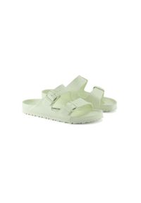 Klapki damskie Birkenstock Arizona Eva. Kolor: zielony. Materiał: materiał, syntetyk